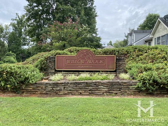 Photos of Willow Brook at Roswell subdivision in Roswell, GA