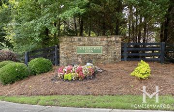 Potterstone Glen subdivision in Milton, GA