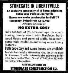Stonegate subdivision in Libertyville, IL
