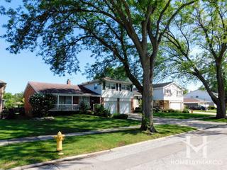 Northwest Park subdivision in Park Ridge, IL
