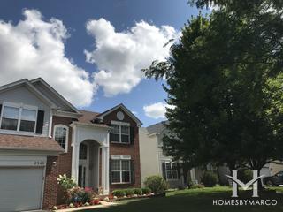 Amber Fields Estates subdivision in Aurora, IL