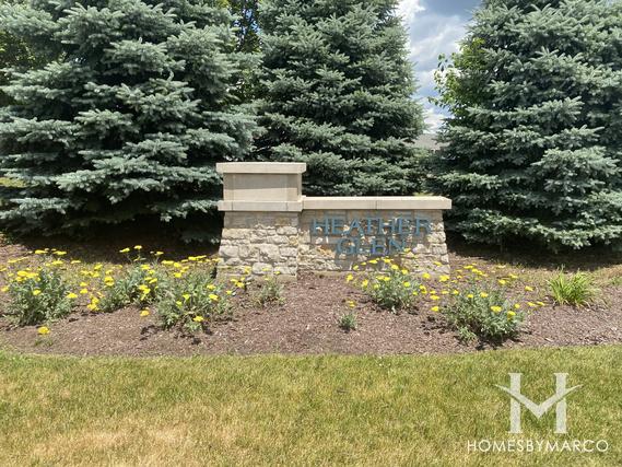 Heather Glen subdivision in New Lenox, IL