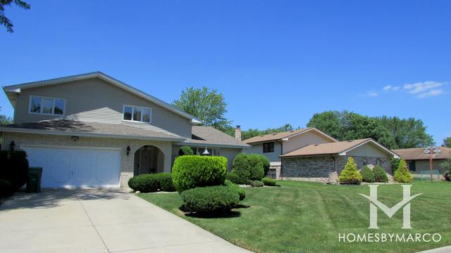 Sylvan Hill subdivision in Orland Park, IL