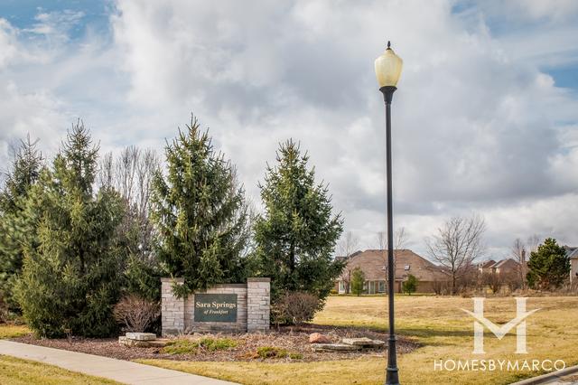 Sara Springs subdivision in Frankfort, IL