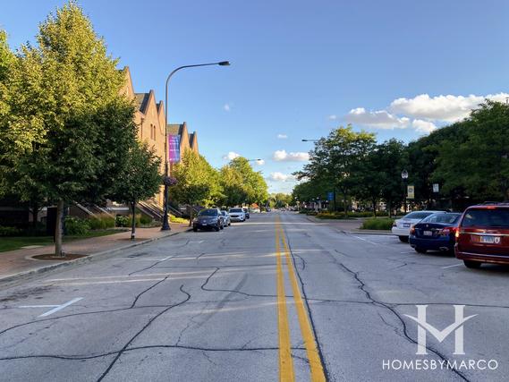 Founders Row subdivision in Mount Prospect, IL