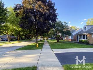 Centralwood subdivision in Mount Prospect, IL