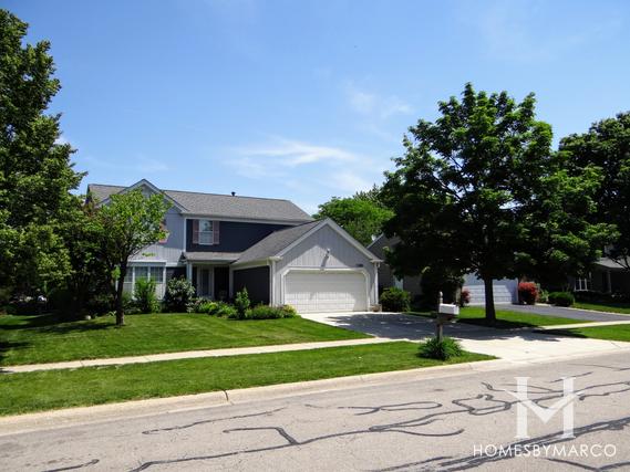 Country Glen subdivision in Carol Stream, IL