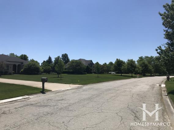 Crystal Lake Estates subdivision in Homer Glen, IL
