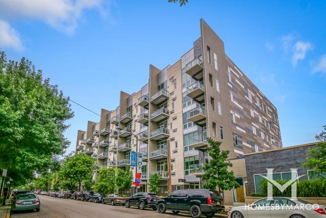 Condos on Adams building in the West Loop neighborhood of Chicago, IL
