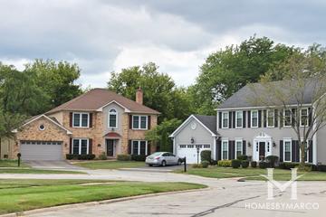 Arrowhead East subdivision in Wheaton, IL