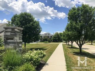 The Oaks At Churchill Club subdivision in Oswego, IL