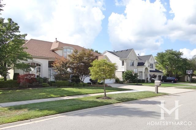 Easthaven subdivision in Buffalo Grove, IL