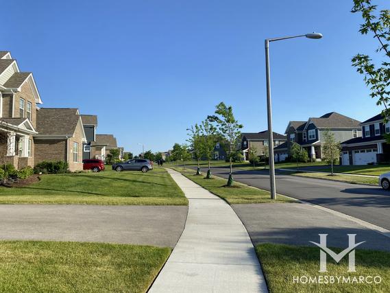 Kettering Estates subdivision in Lemont, IL