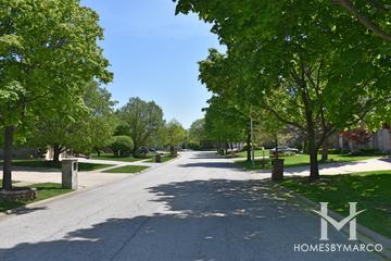 Springvalley Estates subdivision in Schaumburg, IL