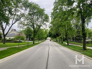 Madison Estates subdivision in Hinsdale, IL