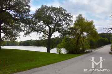 Echo Lake subdivision in Lake Zurich, IL