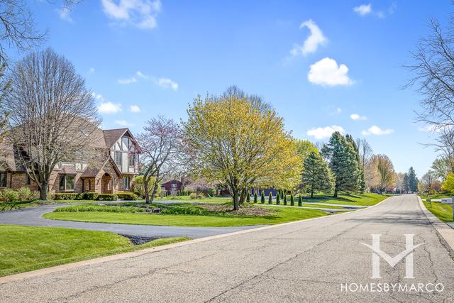 Woodland Estates subdivision in Hawthorn Woods, IL