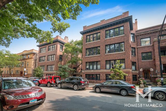 323 W. Belden building in the Lincoln Park neighborhood of Chicago, IL