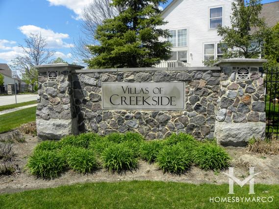 Creekside Villas subdivision in Algonquin, IL