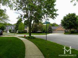 Glenmoor subdivision in Algonquin, IL
