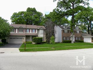 Hampton Woods subdivision in Algonquin, IL