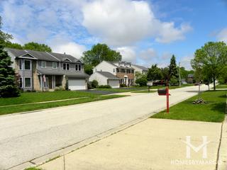 Hampton Woods subdivision in Algonquin, IL