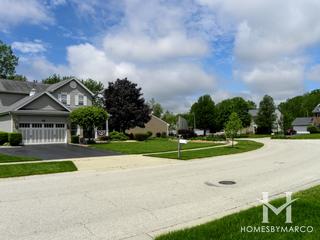 Hampton Woods subdivision in Algonquin, IL