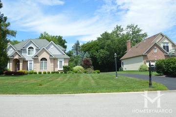 Carriage Trail subdivision in Barrington, IL