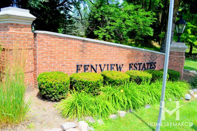 Fenview Estates subdivision in Tower Lakes, IL