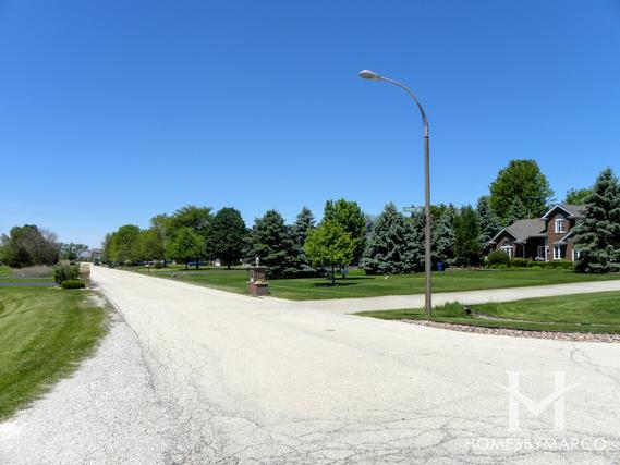 Cinnamon Creek Estates subdivision in Homer Glen, IL