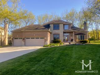 The Ponds of Olde Bartlett Estates subdivision in Bartlett, IL