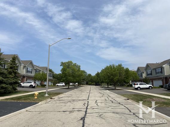 Townes of Whispering Oaks subdivision in Bolingbrook, IL