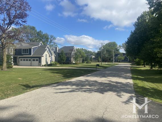 Pickwick Lane subdivision in Glenview, IL