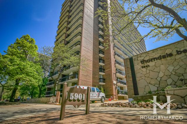 Thorndale Beach North building in the Edgewater neighborhood of Chicago, IL