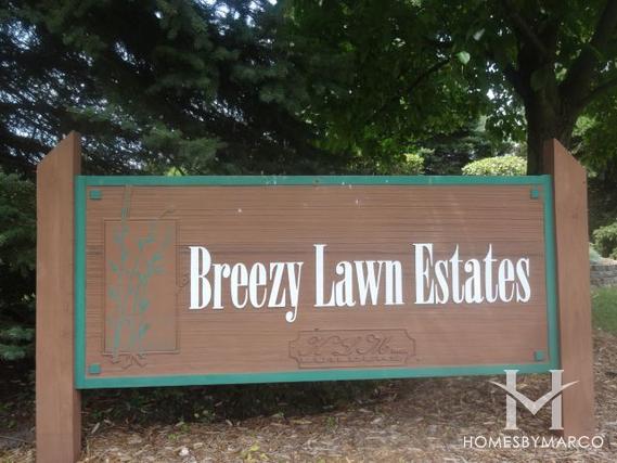 Breezy Lawn Estates subdivision in Spring Grove, IL