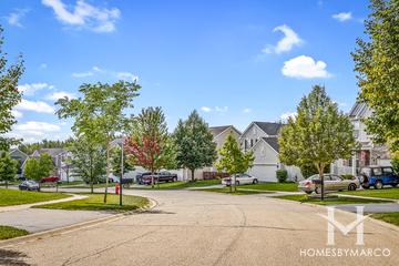 Meadowbrook subdivision in Lake in the Hills, IL