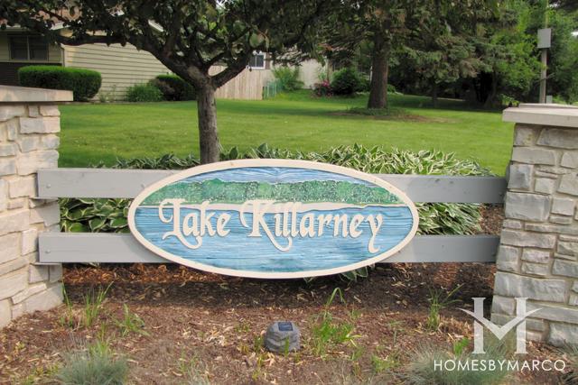 Lake Killarney subdivision in Cary, IL