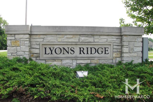 Lyons Ridge subdivision in Cary, IL