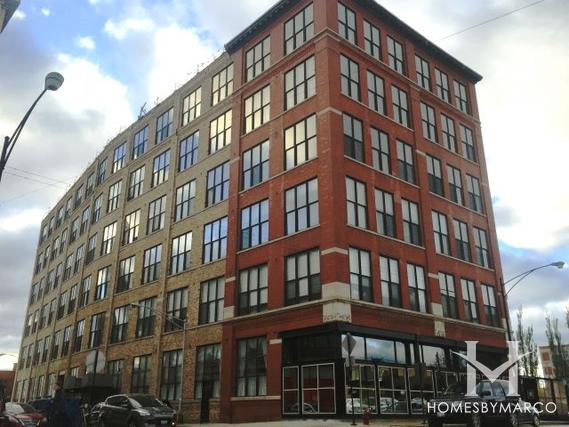 Clybourn Lofts building in the Lincoln Park neighborhood of Chicago, IL