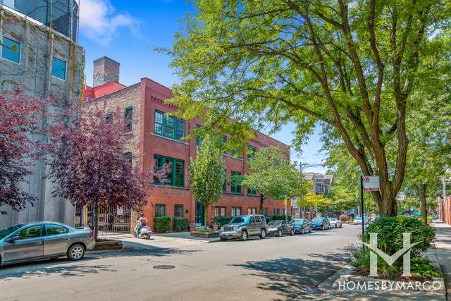 Piano Factory Lofts building in the Lincoln Park neighborhood of Chicago, IL