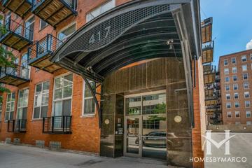 Gotham Lofts building in the West Loop neighborhood of Chicago, IL