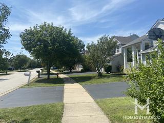 Mission Oaks subdivision in Naperville, IL