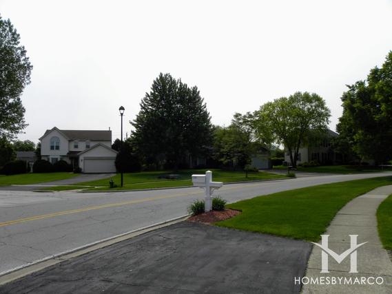 Mill Pond subdivision in Batavia, IL