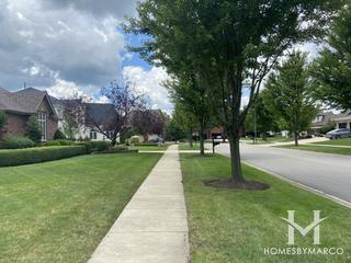 Tamarack West subdivision in Naperville, IL