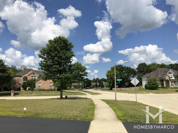 Rivers Edge subdivision in Yorkville, IL