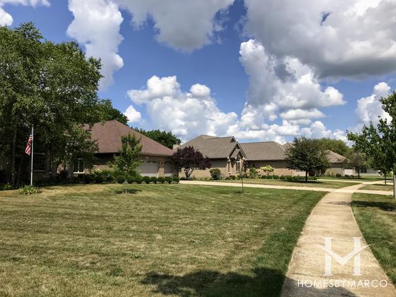Rivers Edge subdivision in Yorkville, IL