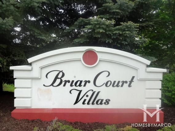 Briarcourt Villas subdivision in Aurora, IL