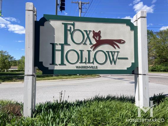 Fox Hollow subdivision in Warrenville, IL