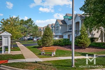 Concord Pointe subdivision in Carol Stream, IL