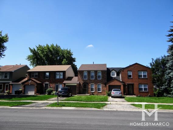 Spring Valley subdivision in Carol Stream, IL